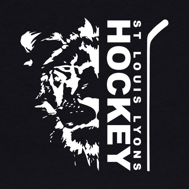 Lion Face by STL Lyons Hockey